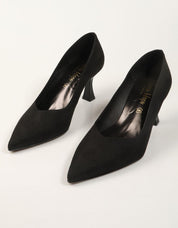 ZAPATOS VESTIR REBECCA HOPE SALON ANTE NEGRO en color Negro