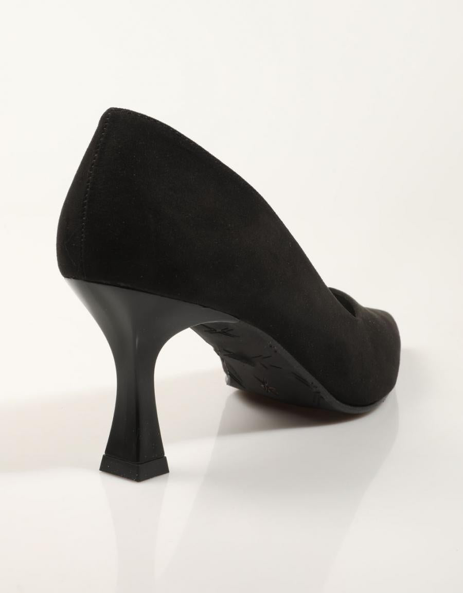 ZAPATOS VESTIR REBECCA HOPE SALON ANTE NEGRO en color Negro