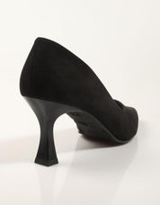 ZAPATOS VESTIR REBECCA HOPE SALON ANTE NEGRO en color Negro