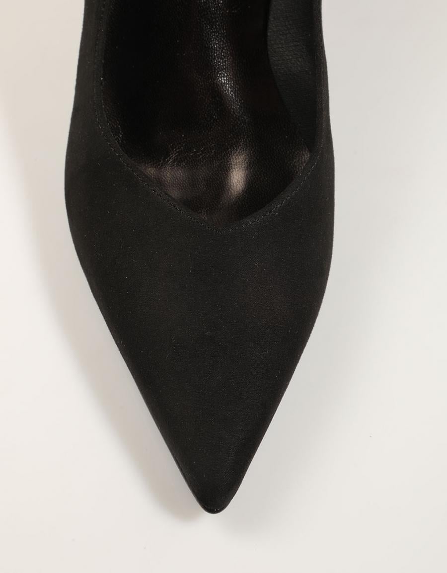 ZAPATOS VESTIR REBECCA HOPE SALON ANTE NEGRO en color Negro