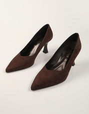 ZAPATOS VESTIR REBECCA HOPE SALON ANTE MORO en color Marron