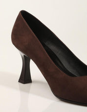 ZAPATOS VESTIR REBECCA HOPE SALON ANTE MORO en color Marron