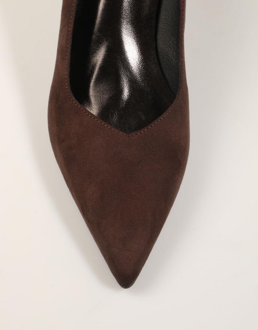 ZAPATOS VESTIR REBECCA HOPE SALON ANTE MORO en color Marron