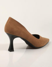 ZAPATOS VESTIR REBECCA HOPE SALON ANTE TAUPE en color Taupe