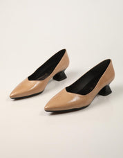 ZAPATOS VESTIR REBECCA HOPE SALON KROKANTE FANGO en color Taupe