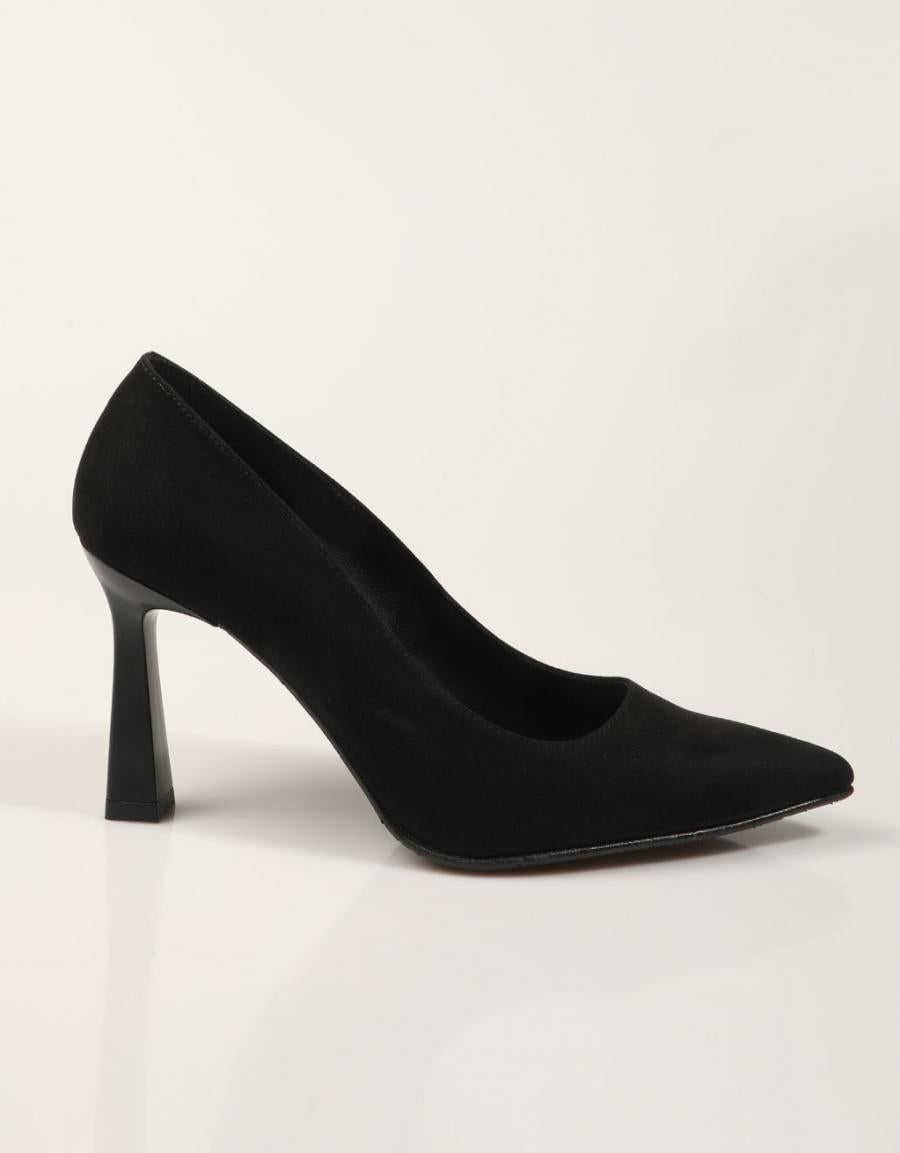 ZAPATOS VESTIR REBECCA HOPE SALON ANTE NEGRO en color Negro