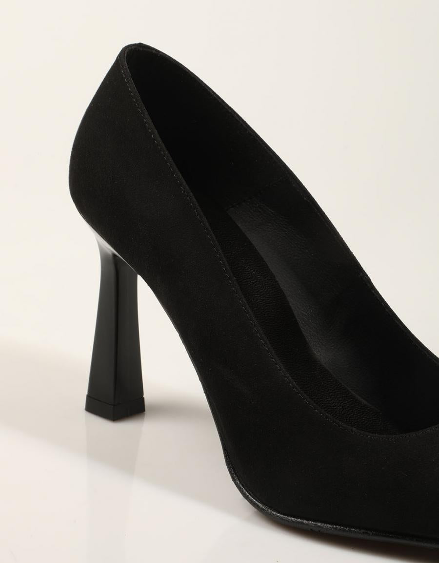 ZAPATOS VESTIR REBECCA HOPE SALON ANTE NEGRO en color Negro