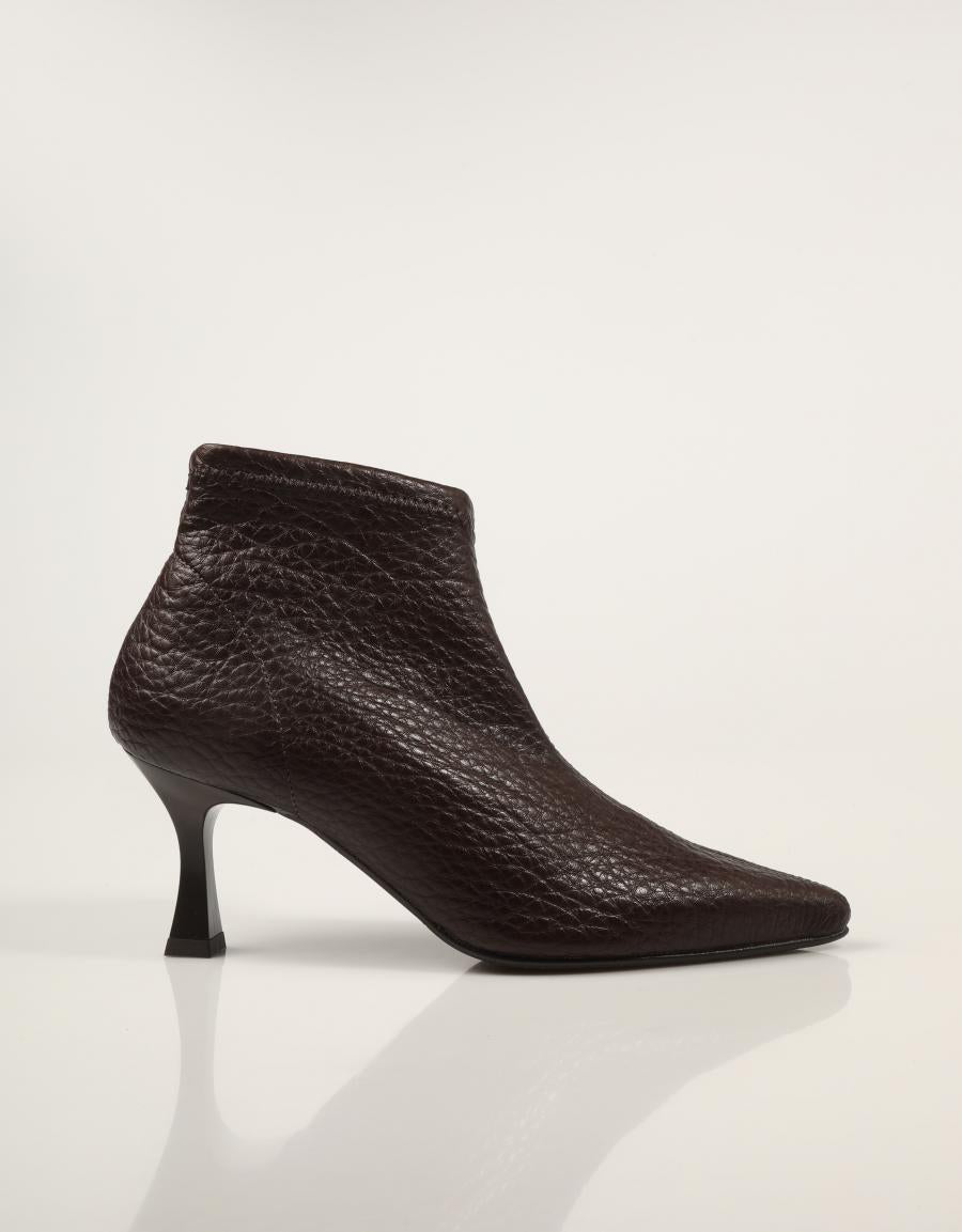 BOTINES REBECCA HOPE BOTIN MUFLONE MORO en color Marron