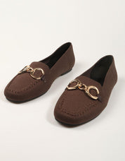 MOCASINES CARMINA HILTON MOCASIN ADORNO BROWN en color Marron
