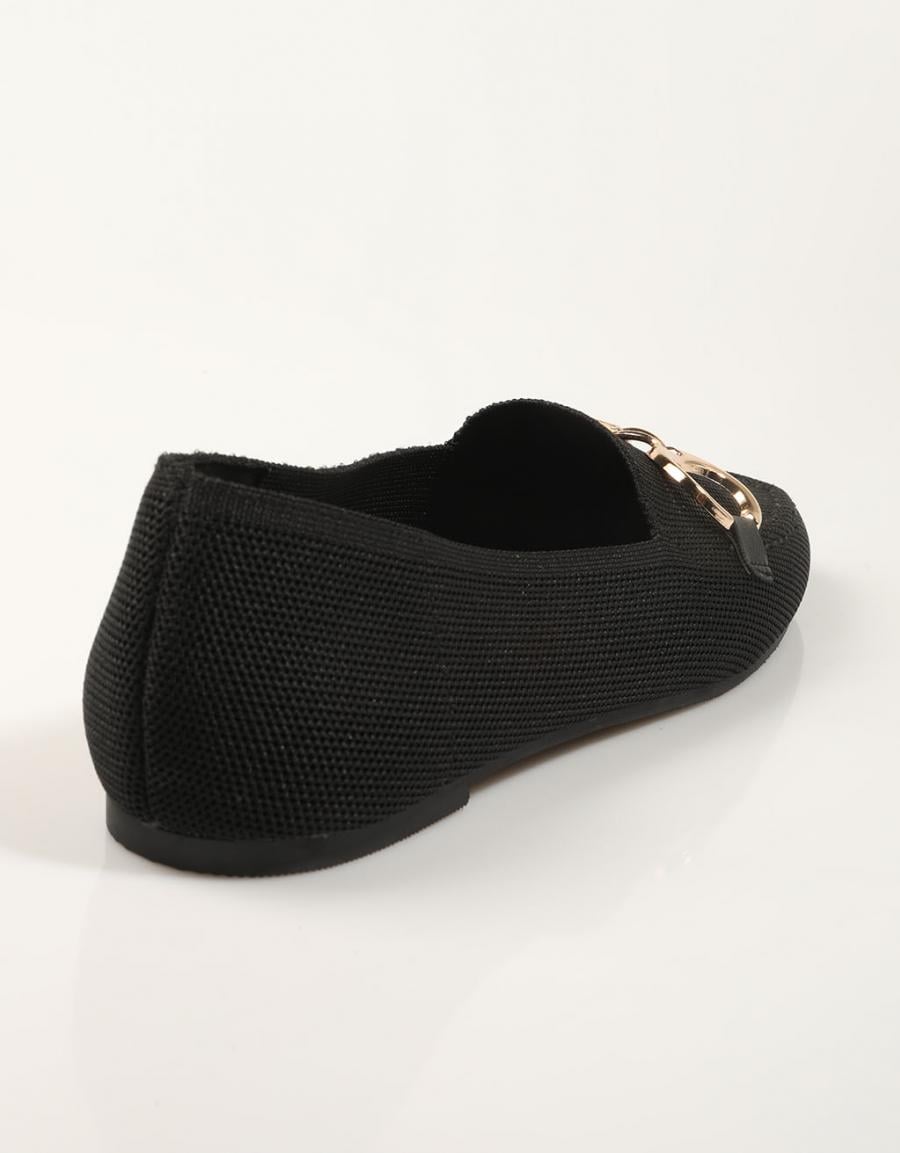 MOCASINES CARMINA HILTON MOCASIN ADORNO BLACK en color Negro