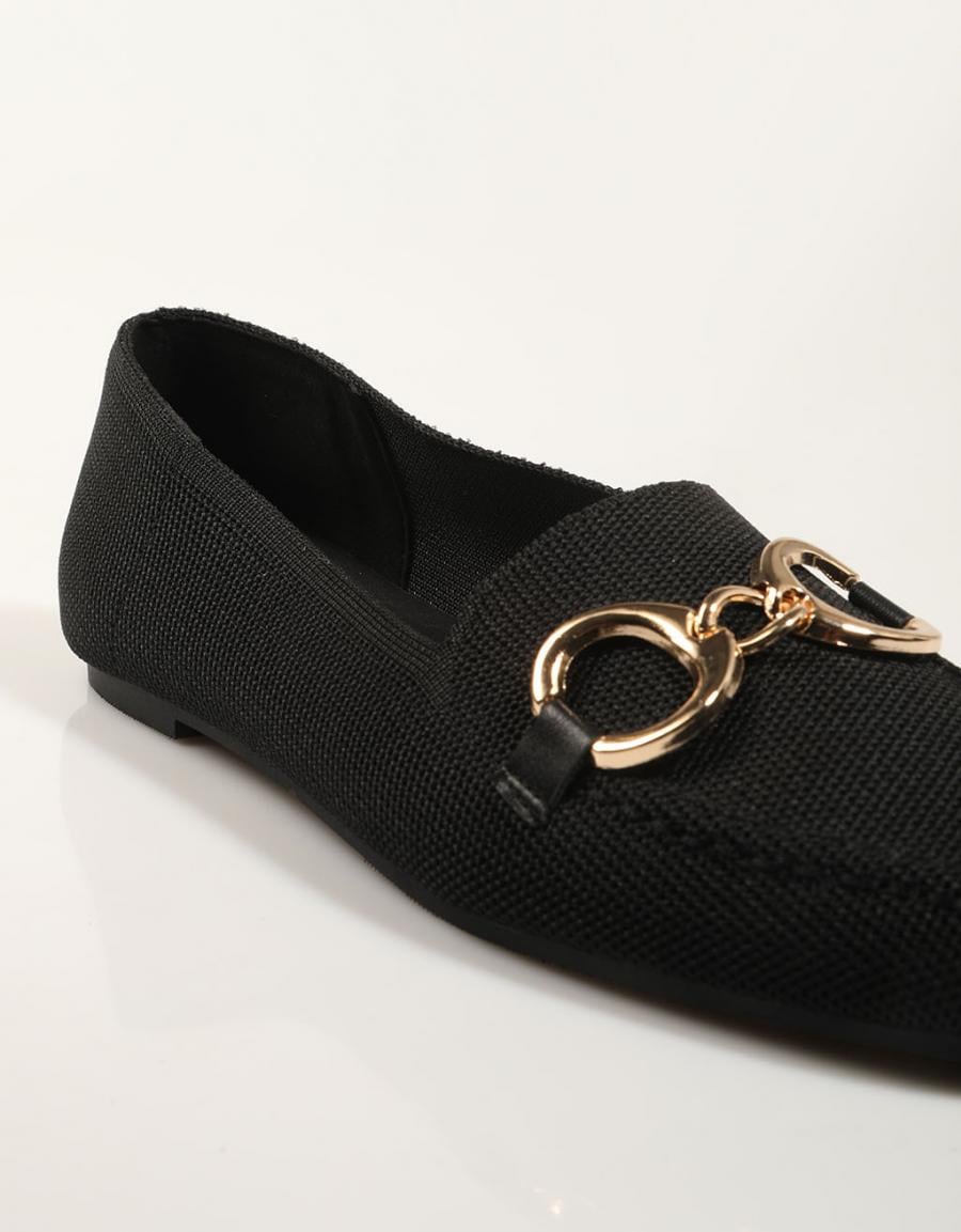 MOCASINES CARMINA HILTON MOCASIN ADORNO BLACK en color Negro