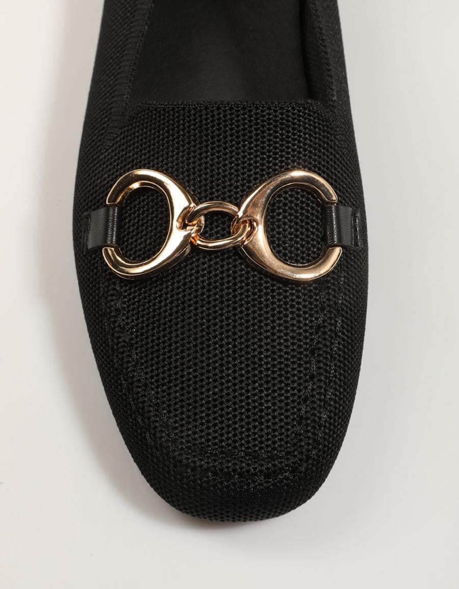 MOCASINES CARMINA HILTON MOCASIN ADORNO BLACK en color Negro