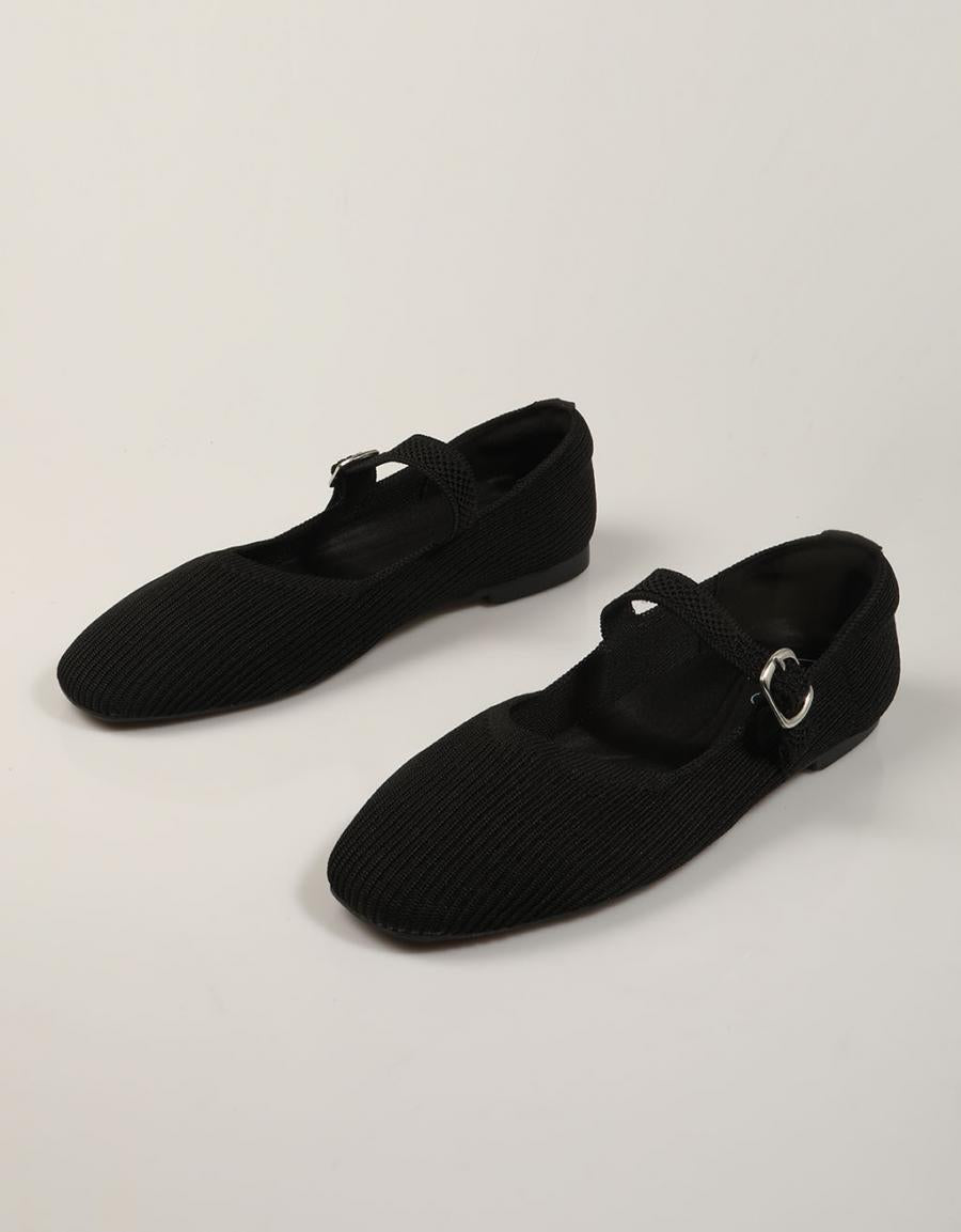 BAILARINAS CARMINA HILTON MARY JANE BLACK en color Negro