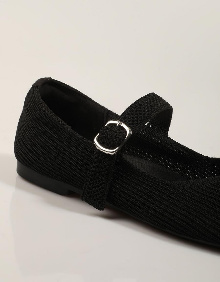 BAILARINAS CARMINA HILTON MARY JANE BLACK en color Negro