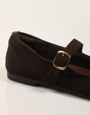BAILARINAS CARMINA HILTON MARY JANE BROWN en color Marron