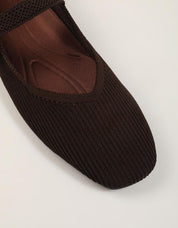 BAILARINAS CARMINA HILTON MARY JANE BROWN en color Marron