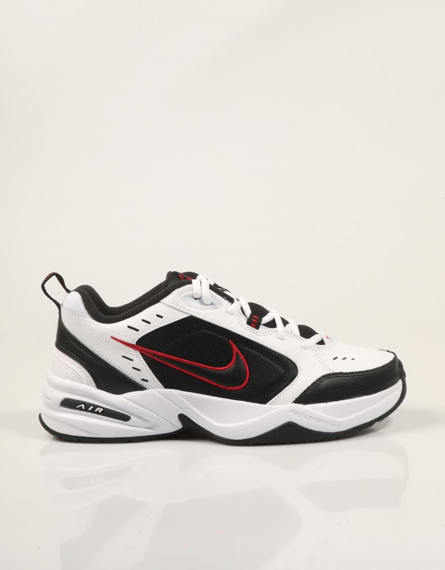ZAPATILLAS NIKE AIR MONARCH WHITE/BLACK 415445 en color Blanco