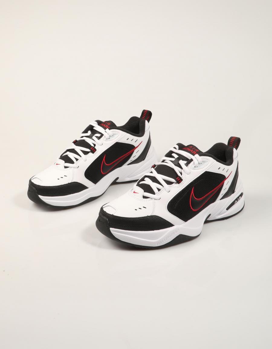 ZAPATILLAS NIKE AIR MONARCH WHITE/BLACK 415445 en color Blanco