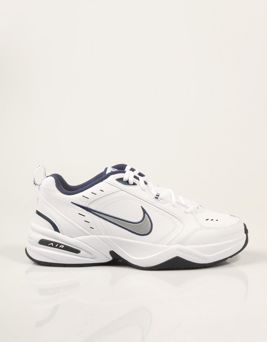 ZAPATILLAS NIKE AIR MONARCH WHITE/SILVER 415445 en color Blanco