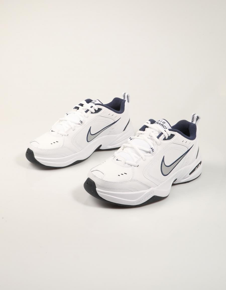 ZAPATILLAS NIKE AIR MONARCH WHITE/SILVER 415445 en color Blanco