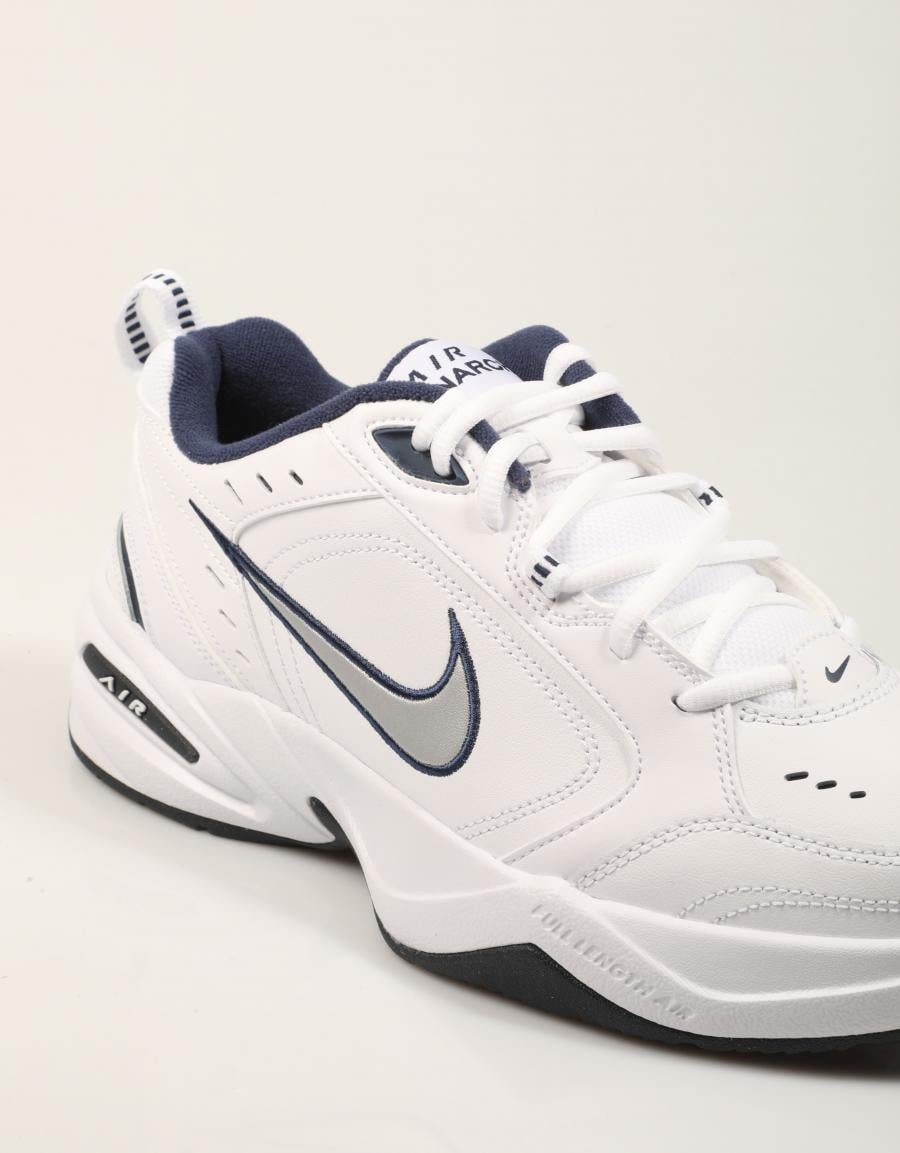 ZAPATILLAS NIKE AIR MONARCH WHITE/SILVER 415445 en color Blanco
