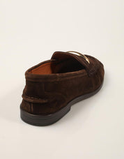 MOCASINES REBECCA HOPE MOCASIN CHAPA BITTER-BROWN en color Marron