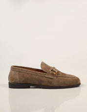 MOCASINES REBECCA HOPE MOCASIN ESTRIBO SUGUERO-TAUPE en color Taupe