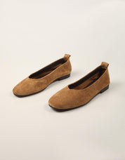 BAILARINAS REBECCA HOPE BAILARINA SIGARO SUEDE en color Taupe