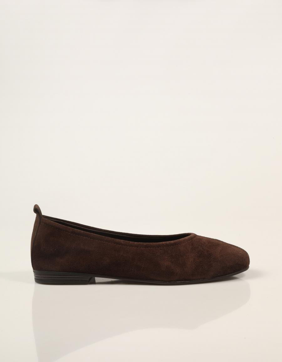 BAILARINAS REBECCA HOPE BAILARINA BITTER SUEDE-MARRON en color Marron