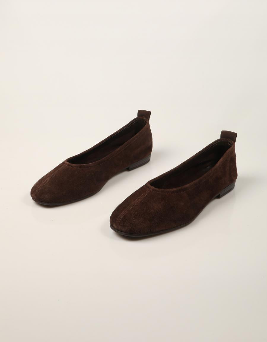 BAILARINAS REBECCA HOPE BAILARINA BITTER SUEDE-MARRON en color Marron