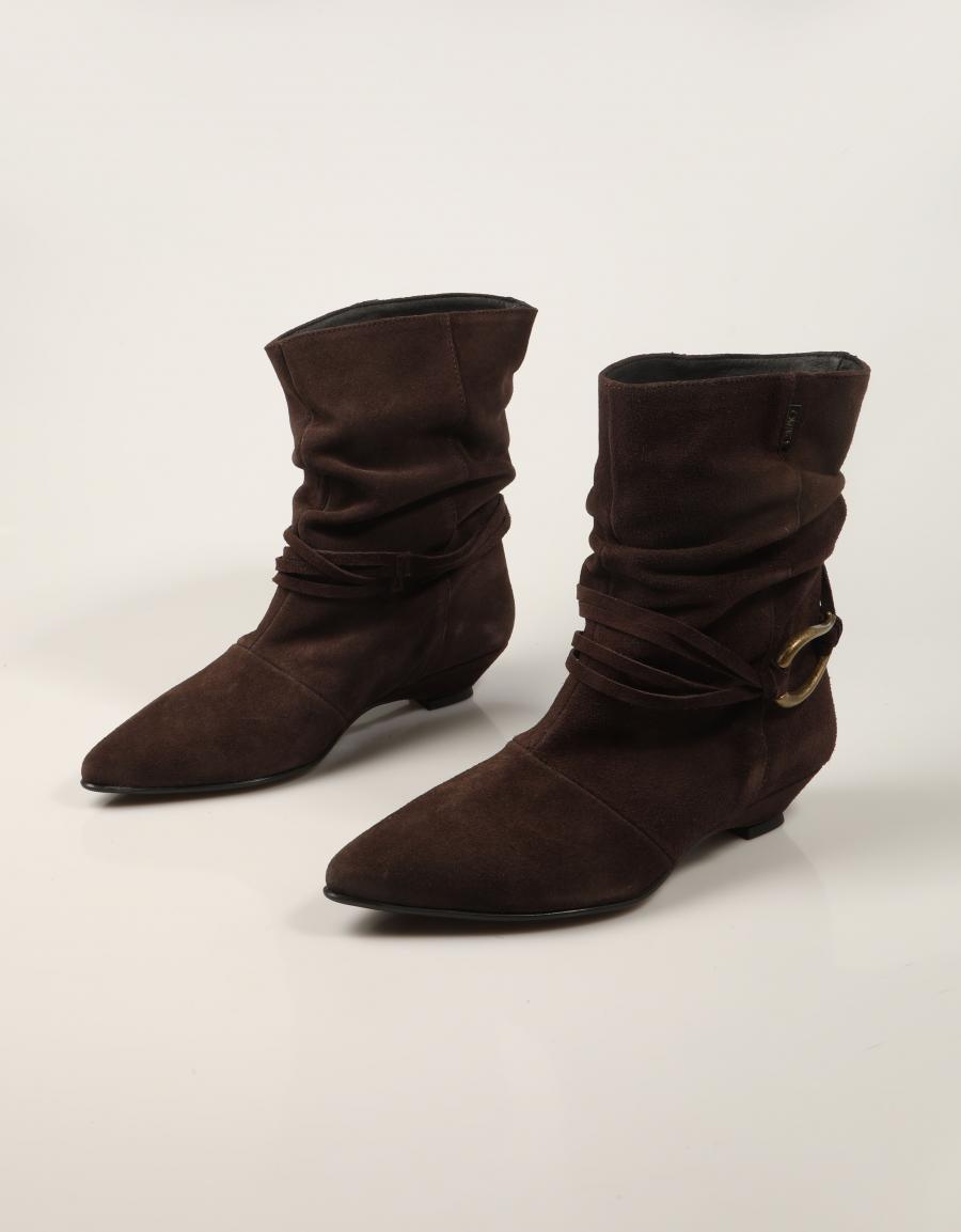 BOTAS GAIMO MARGARIA MAREN MOKA en color Marron