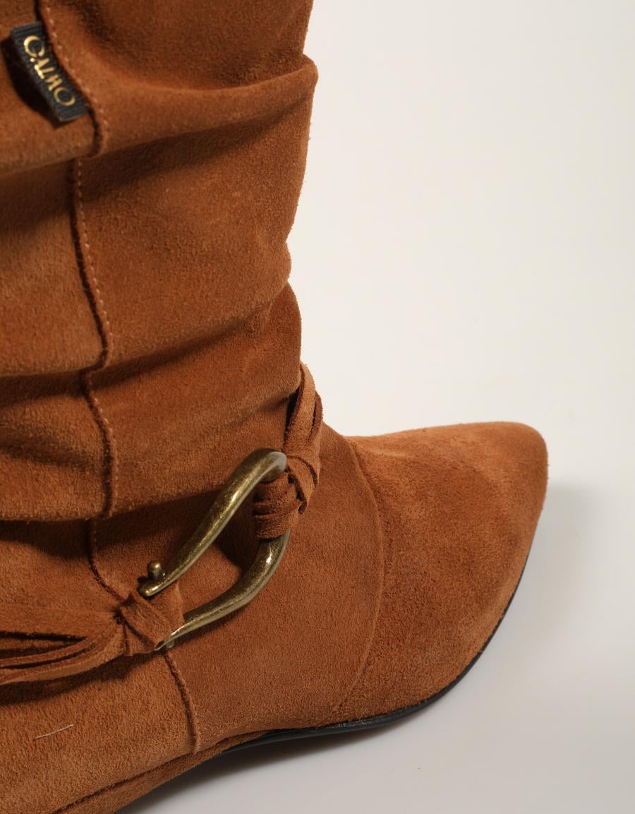 BOTAS GAIMO MARGARIA MAREN TAN en color Cuero