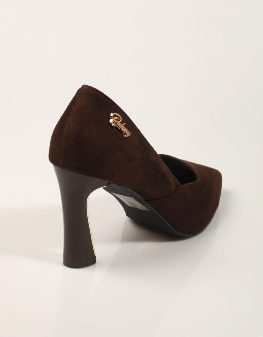 ZAPATOS VESTIR ROCKAWAY SALON ANTE MORO en color Marron