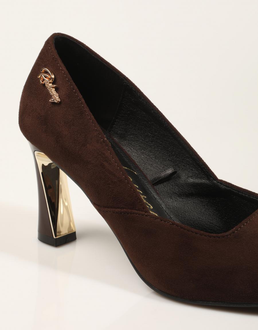 ZAPATOS VESTIR ROCKAWAY SALON ANTE MORO en color Marron