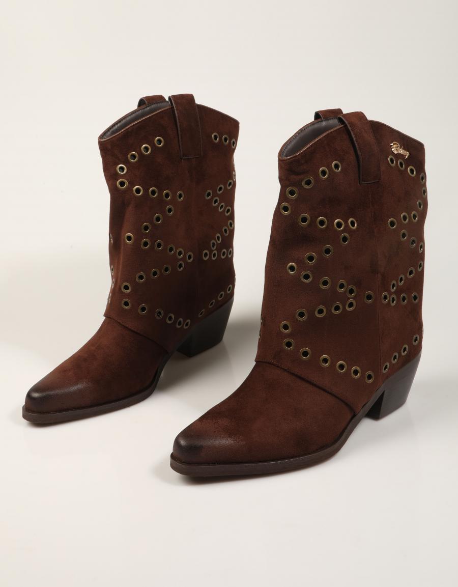 BOTINES ROCKAWAY BOTIN BROWN en color Marron