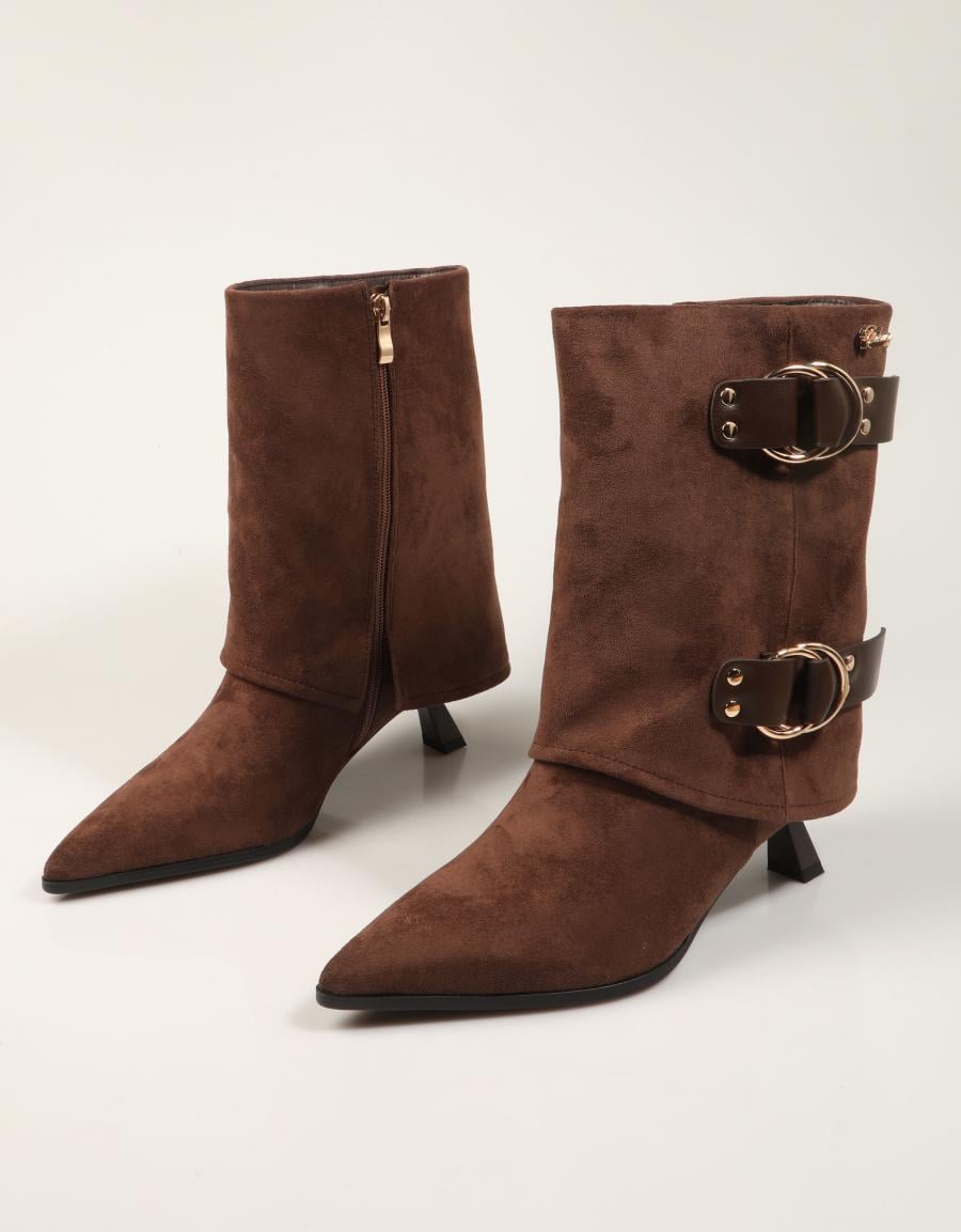 BOTINES ROCKAWAY BOTIN COFEE en color Marron