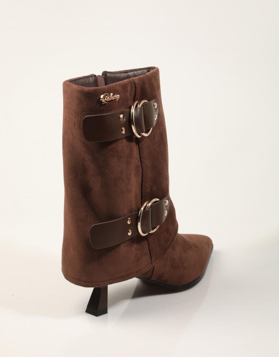BOTINES ROCKAWAY BOTIN COFEE en color Marron
