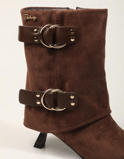 BOTINES ROCKAWAY BOTIN COFEE en color Marron