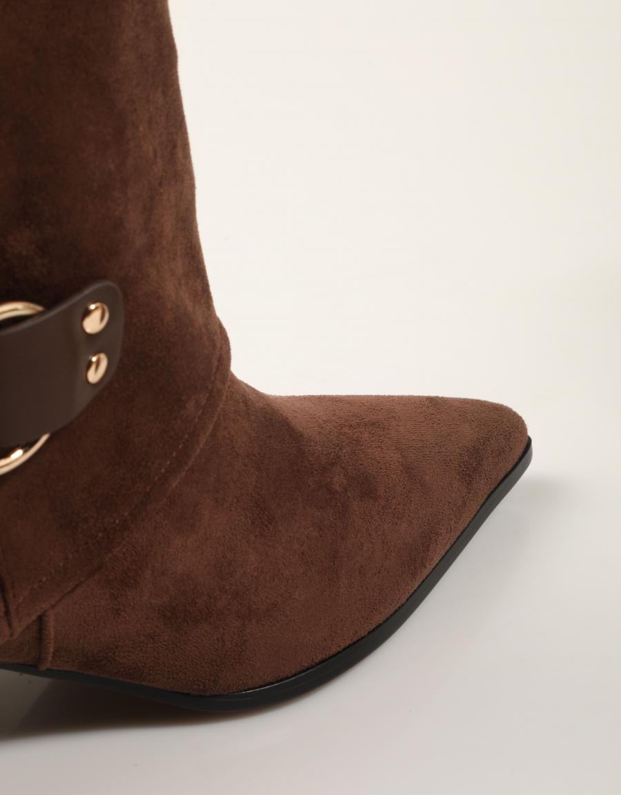 BOTINES ROCKAWAY BOTIN COFEE en color Marron
