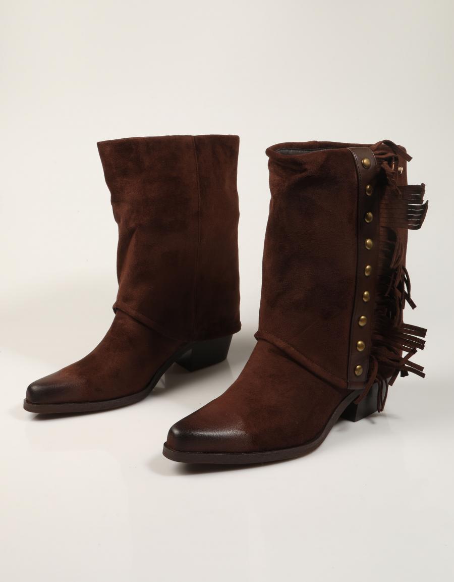 BOTINES ROCKAWAY BOTIN BROWN en color Marron