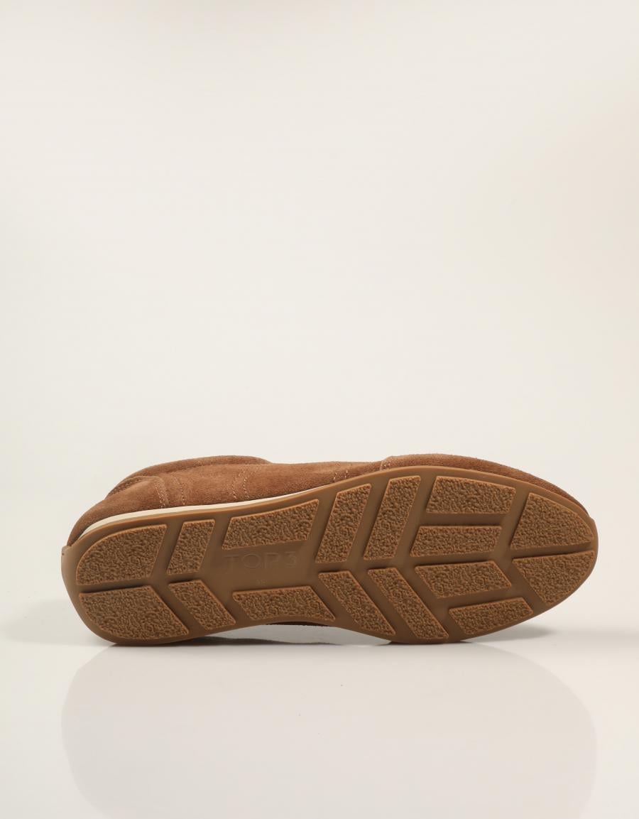 ZAPATILLAS TOP 3 ZAPATILLA CAMEL en color Cuero