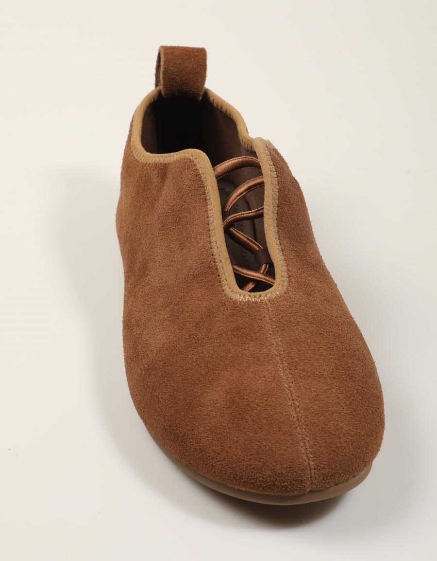 BAILARINAS TOP 3 CAMEL en color Cuero