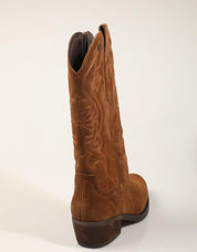 BOTINES TOP 3 CAMEL en color Cuero