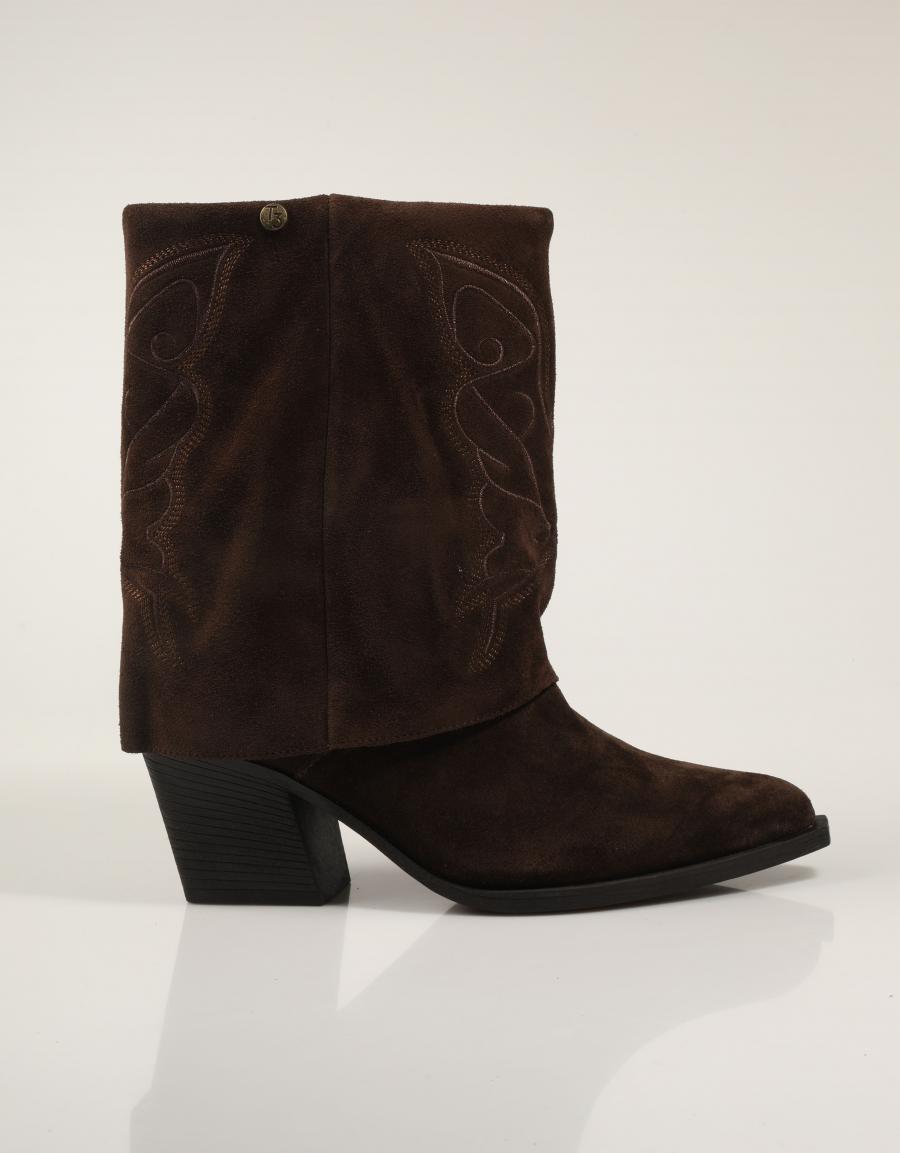 BOTINES TOP 3 MOKA en color Marron