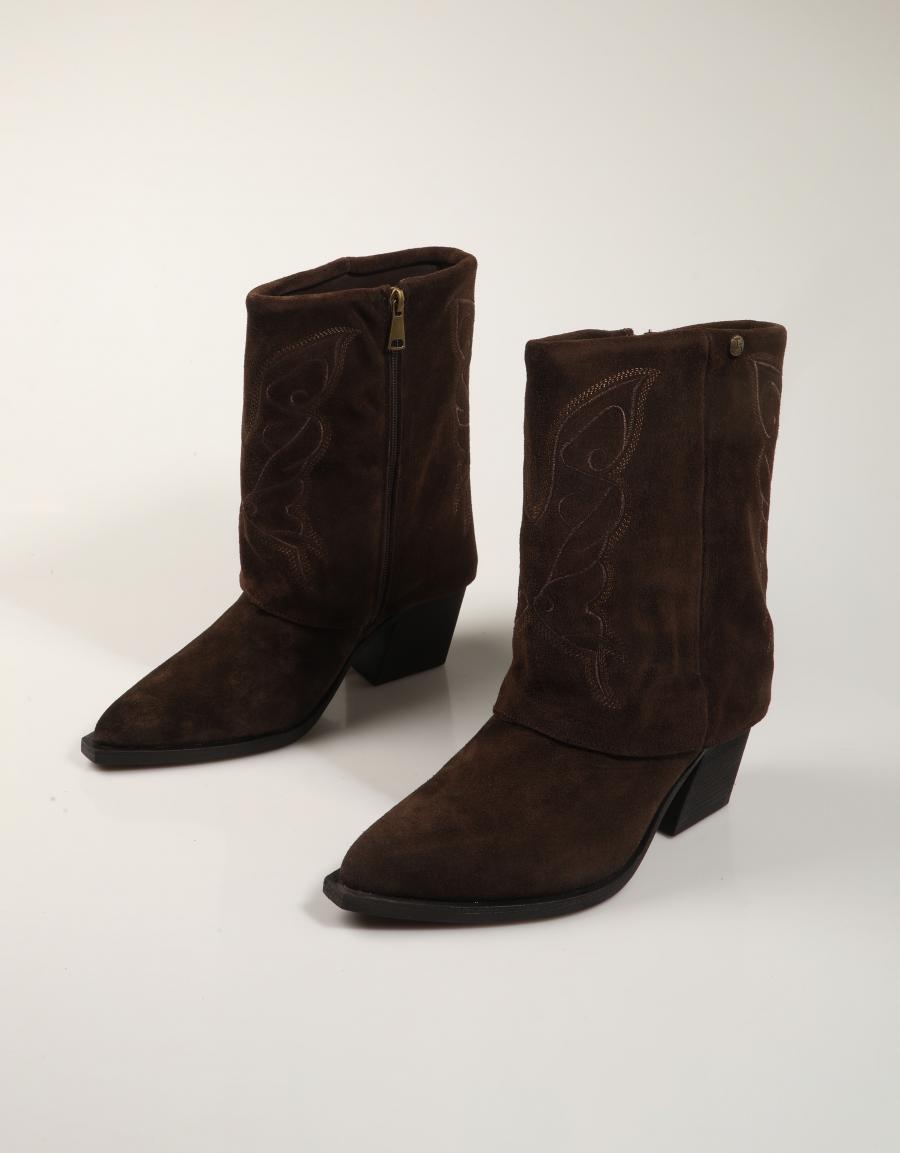 BOTINES TOP 3 MOKA en color Marron