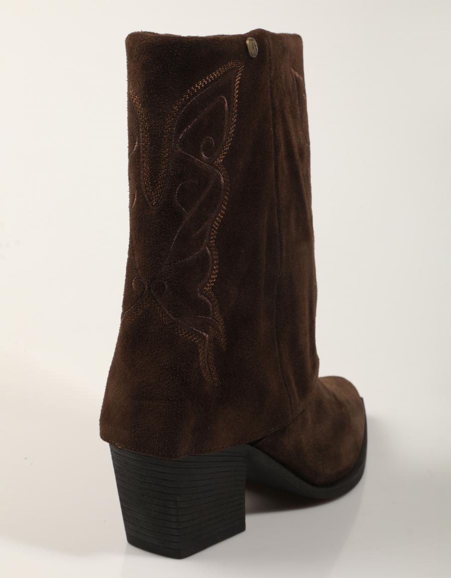 BOTINES TOP 3 MOKA en color Marron