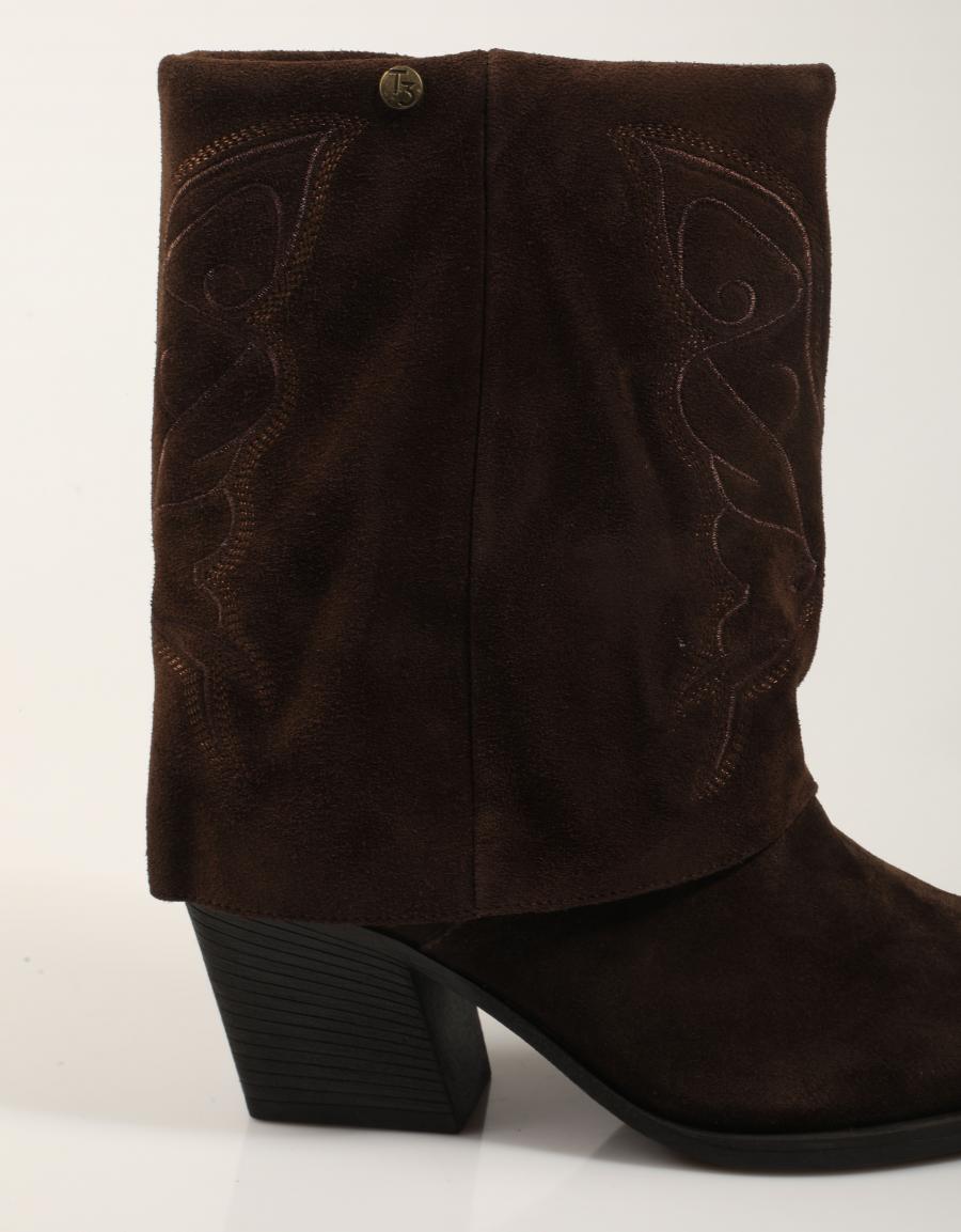 BOTINES TOP 3 MOKA en color Marron