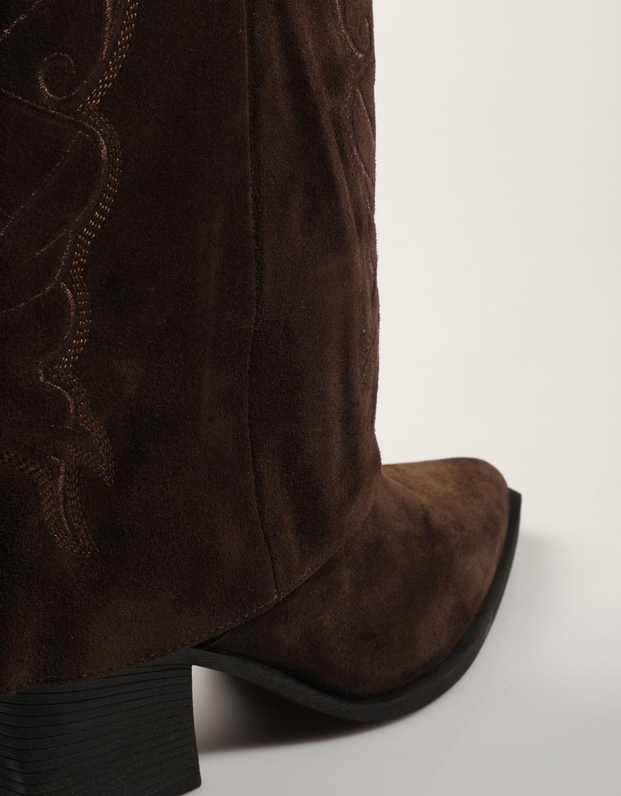 BOTINES TOP 3 MOKA en color Marron