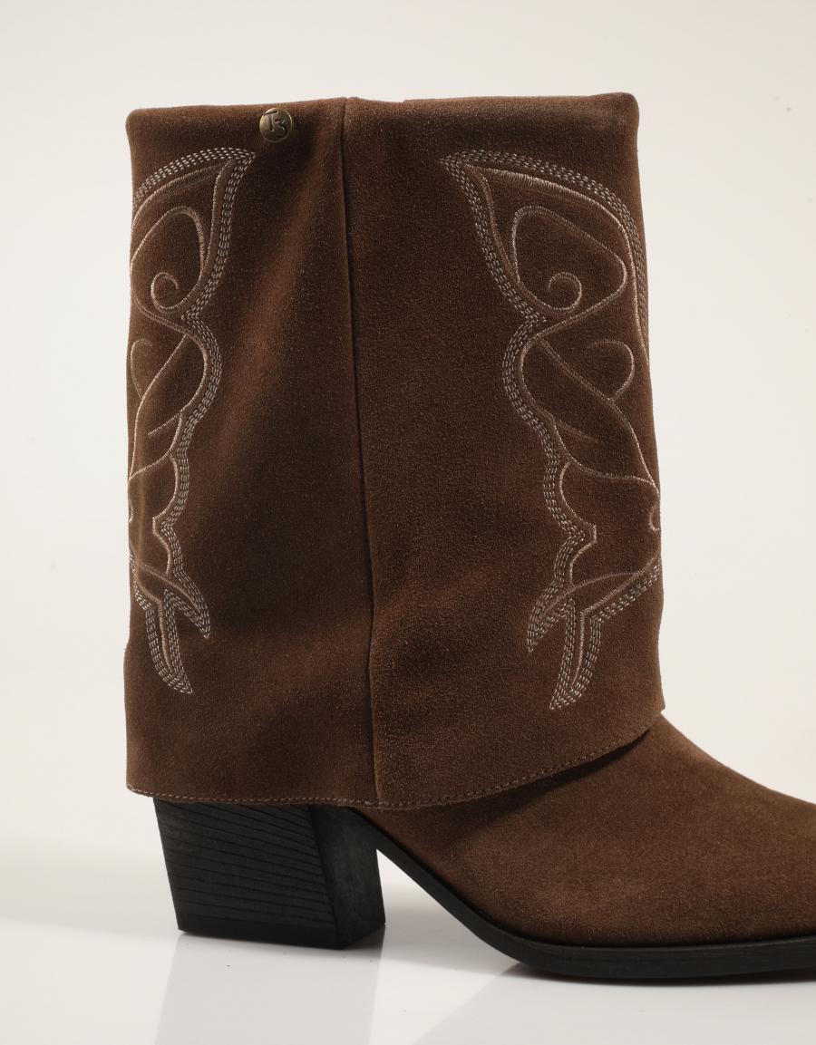 BOTINES TOP 3 TAUPE en color Taupe