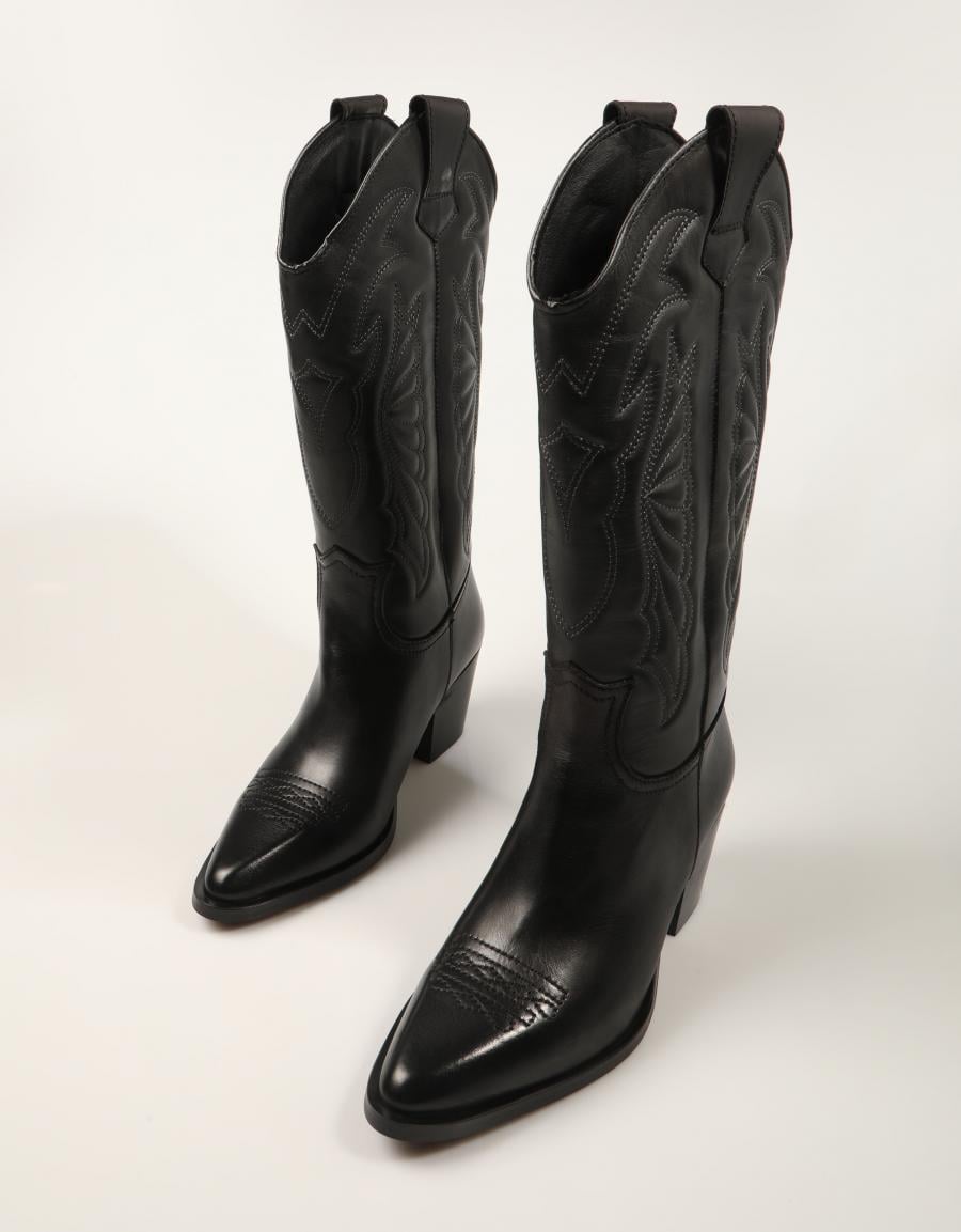 BOTAS VEXED ROXANA PIEL NEGRO en color Negro